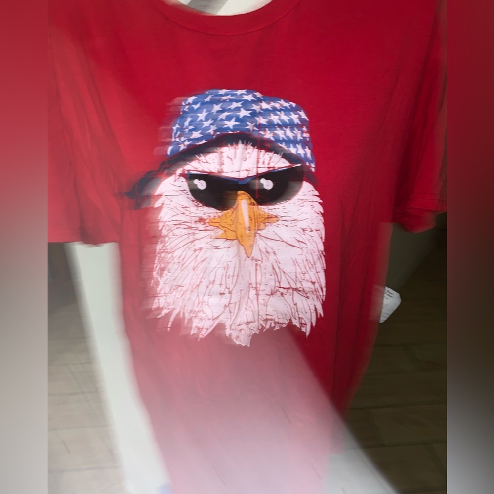 Men’s party bald eagle xl t shirt nwt